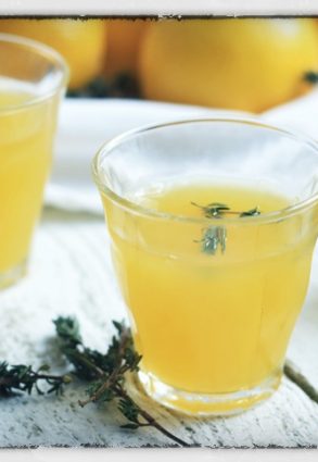 Lemon and thyme jelly