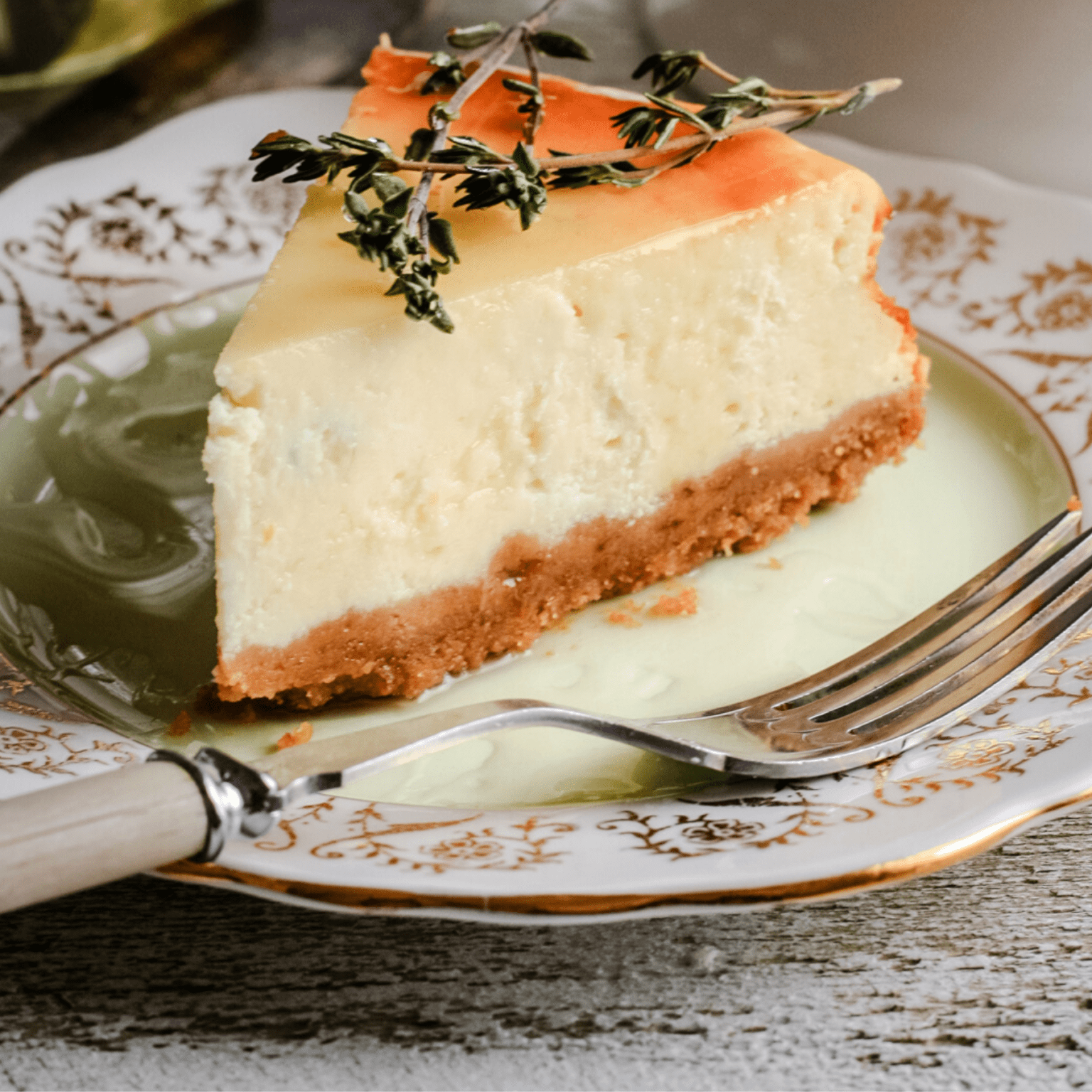 Goats Cheese, Honey and Thyme Cheesecake From The Larder