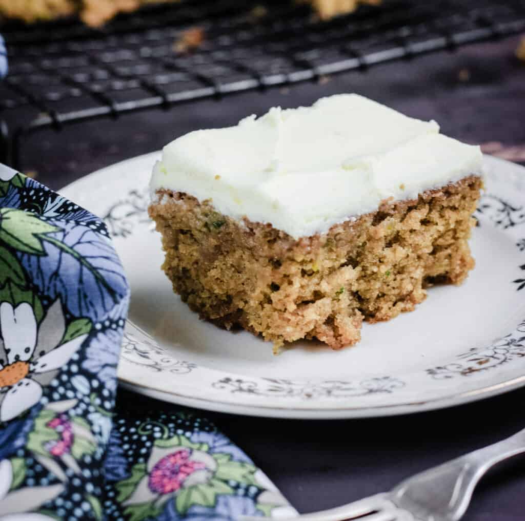 GlutenFree Courgette Cake Traybake From The Larder