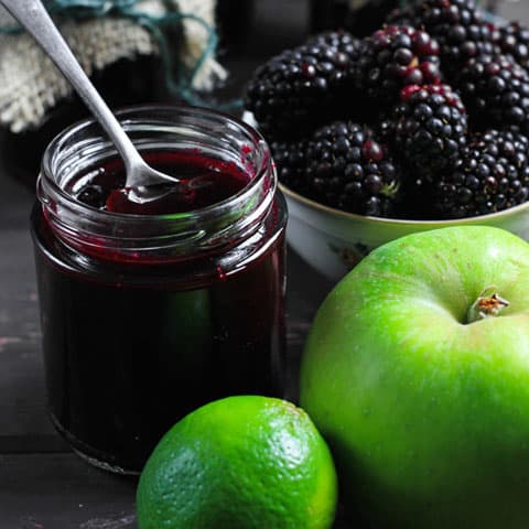 Seedless Wild Blackberry and Lime Jam This easy Seedless Wild Blackberry and Lime Jam is a deliciously versatile four ingredient jam with no added pectin and a tangy zesty flavour.