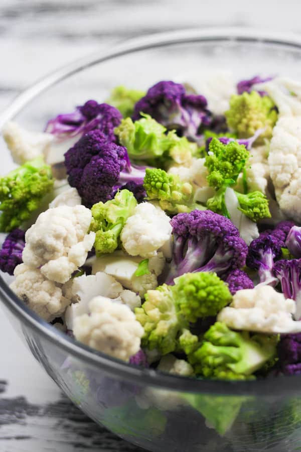 A bowl full of cauliflower