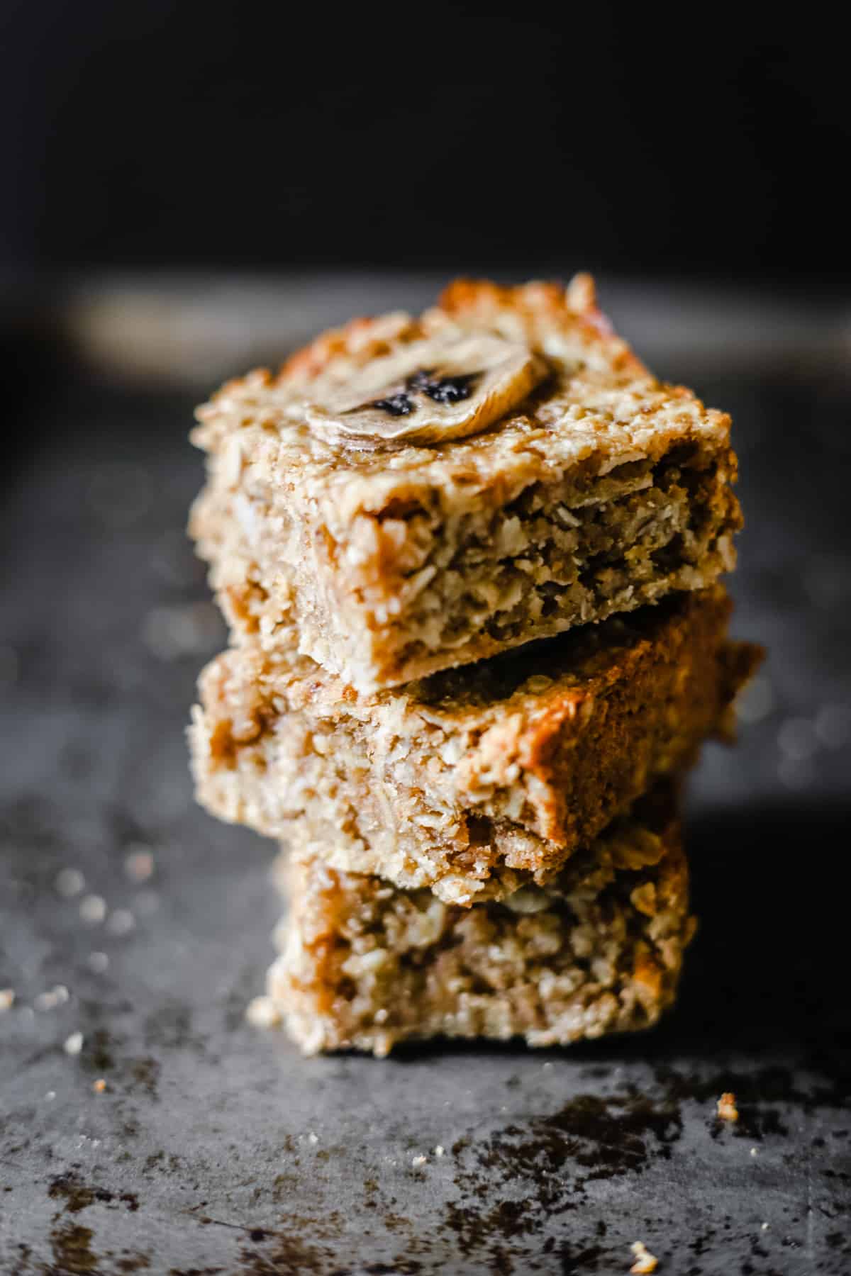 These Salted Date Caramel Banana Flapjacks are refined sugar-free and gluten-free for guilt-free snacking.