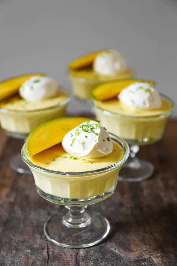 Mango Lime Pudding - From The Larder