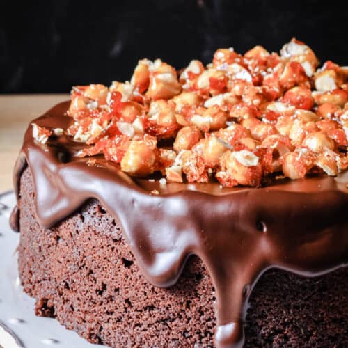 Decadent Chocolate Hazelnut Cake {gluten-free}