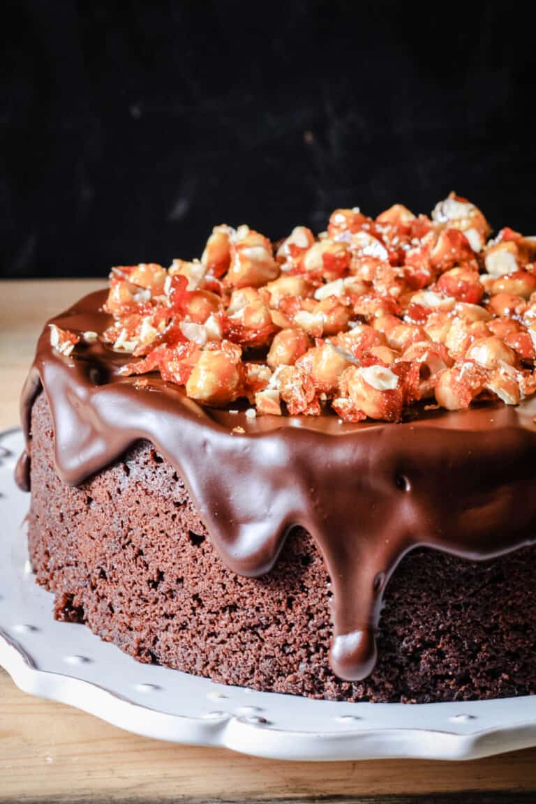 Decadent Chocolate Hazelnut Cake {gluten-free}