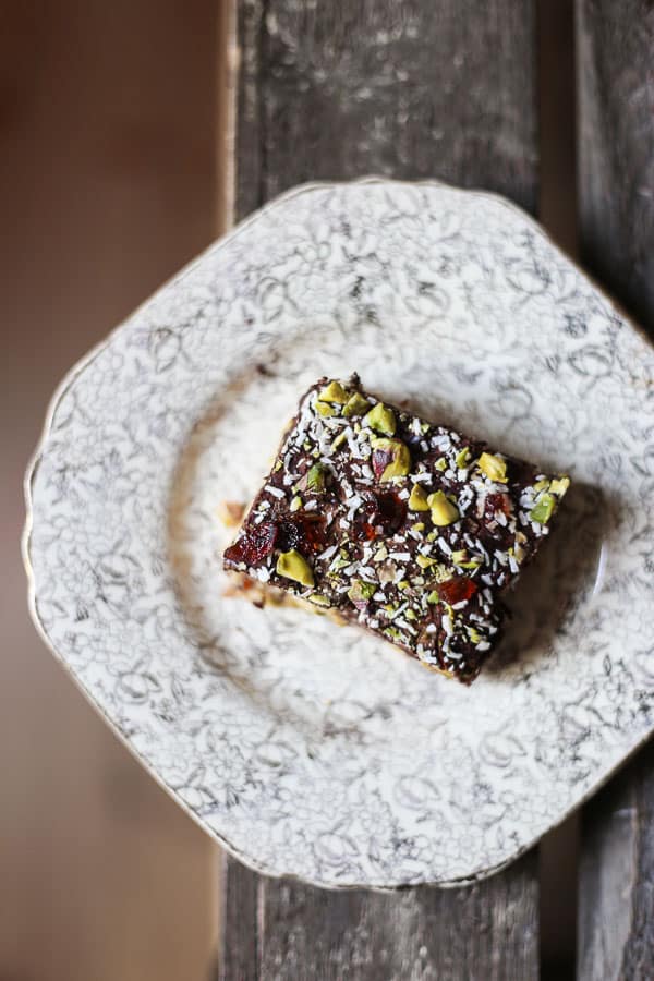 Picnic Slice on a plate on a wooden table