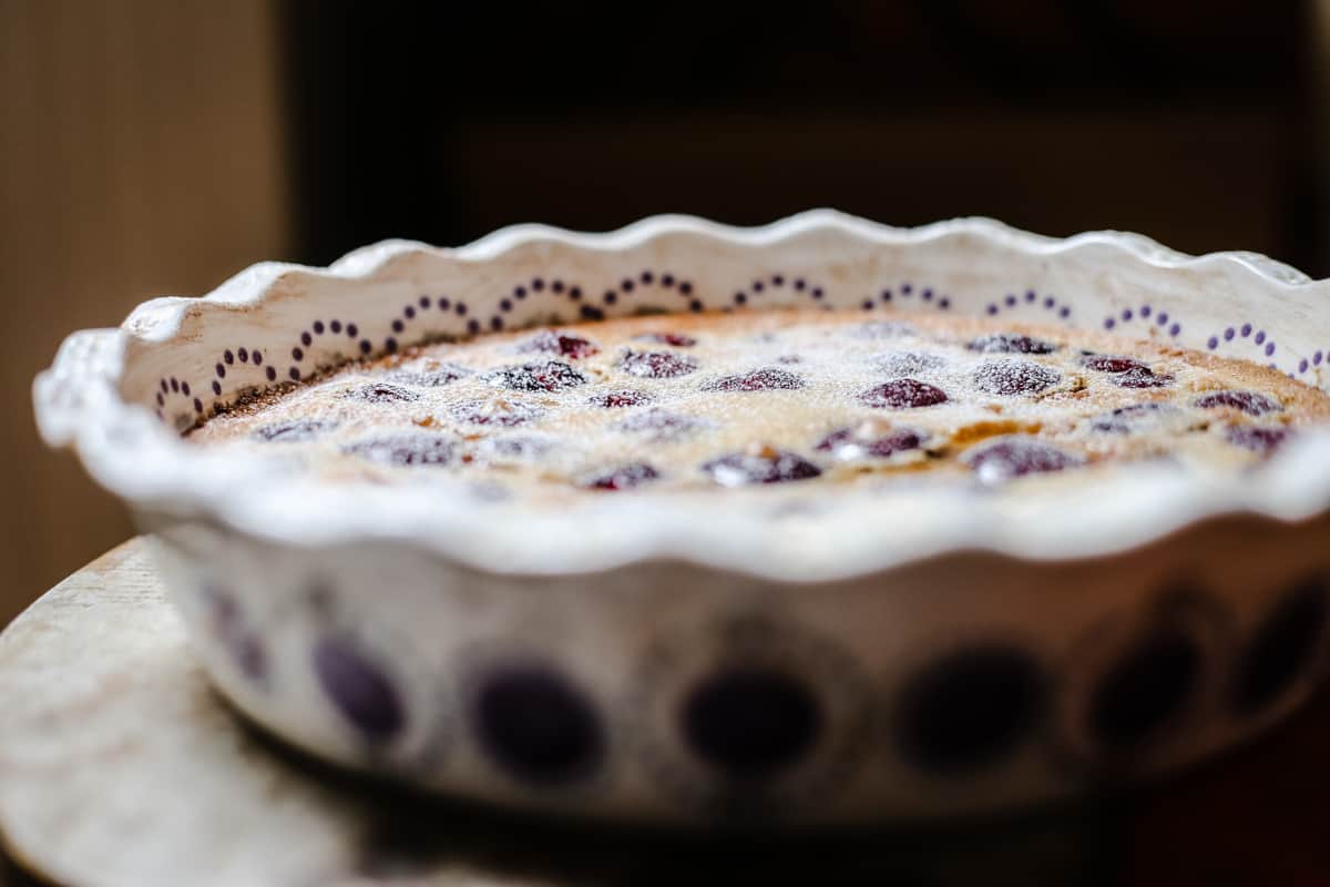 Coconut Cherry Clafoutis {gluten-free, dairy-free}