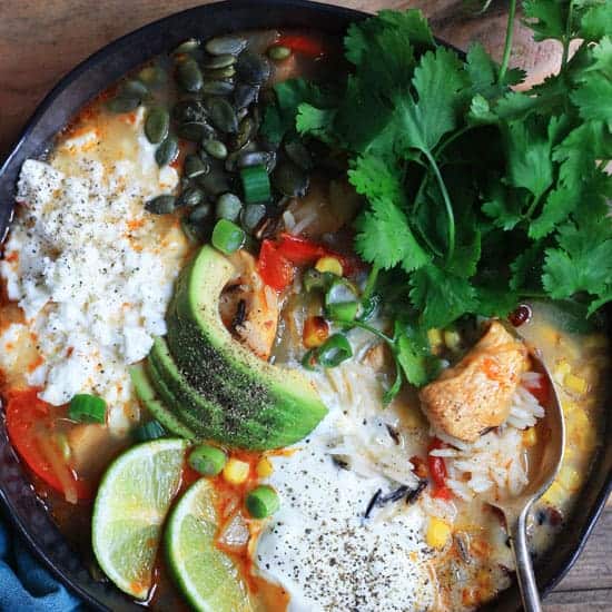 Chicken Fajita Wild Rice Soup Chicken Fajita Wild Rice Soup