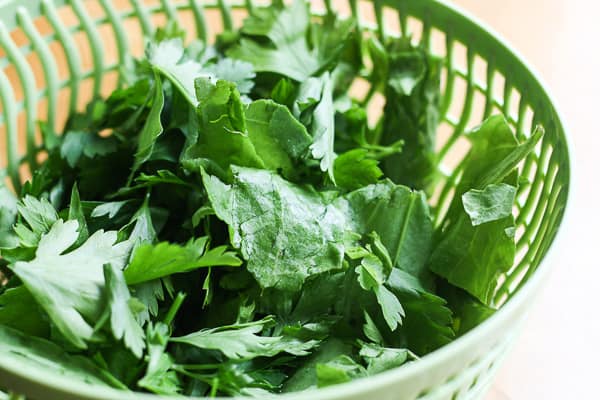 A bowl of sorrel