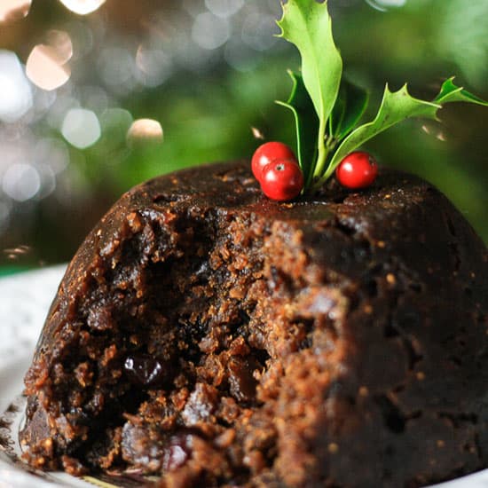 Traditional Christmas Pudding {gluten-free} - From The Larder