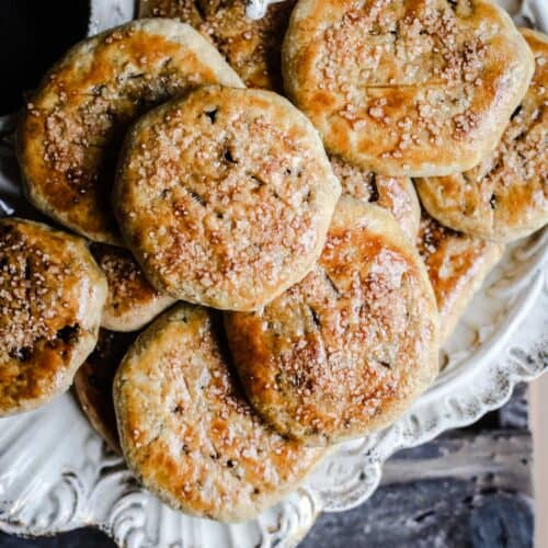 Gluten-Free Eccles Cakes on a plate