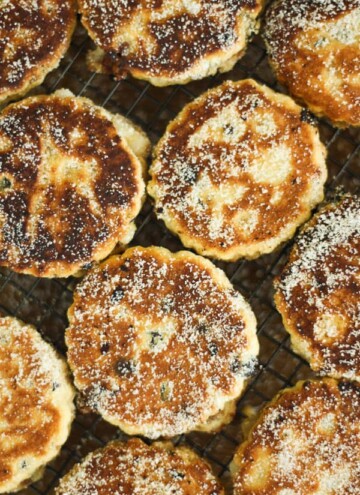 A close up of welsh cakes