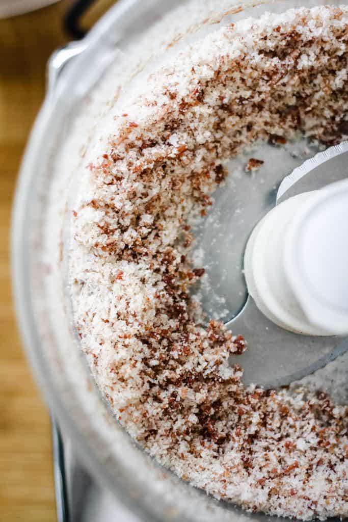 Bacon salt in a food processor