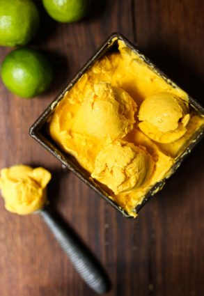 Vegan Mango Lime Fro-Yo