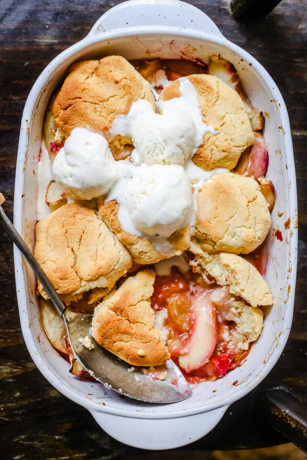 GlutenFree Nectarine & Plum Cobbler From The Larder