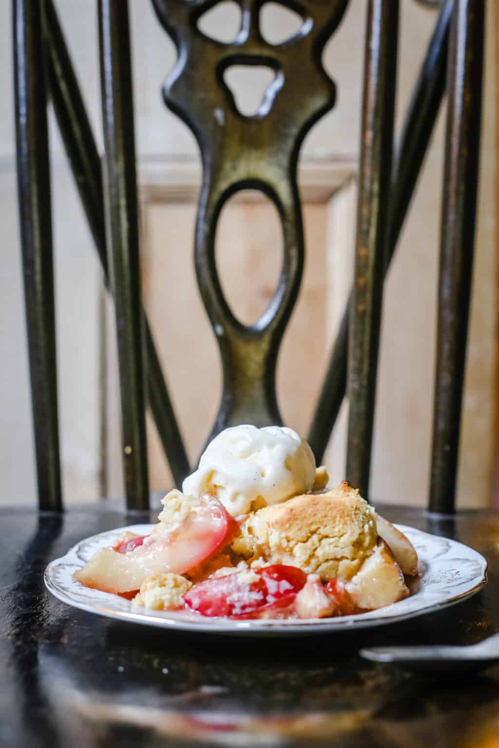 GlutenFree Nectarine & Plum Cobbler From The Larder