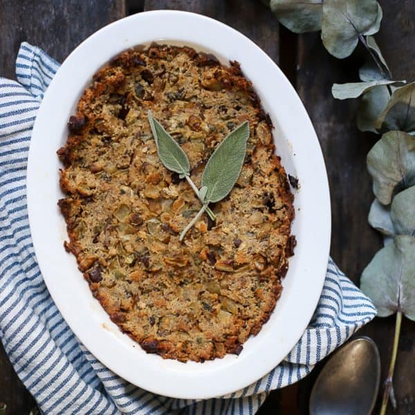 Gluten-Free Sage Chestnut Stuffing Sage Chestnut Stuffing