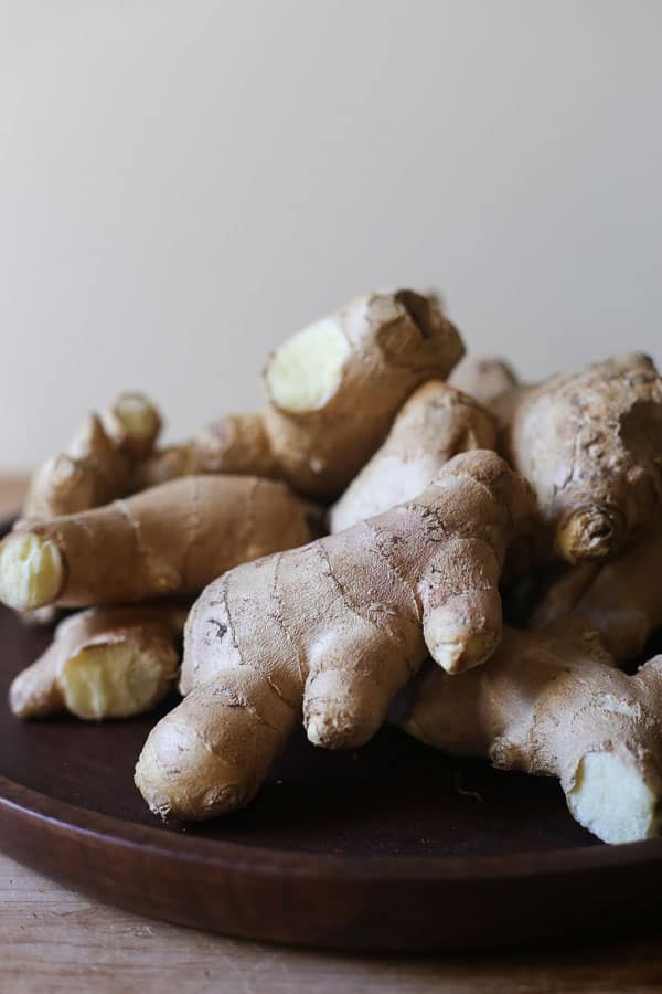 A plate of stem ginger