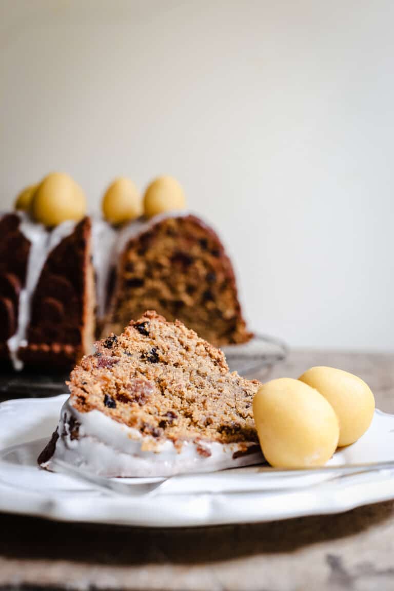 Gluten-Free Simnel Cake - Easter Bundt Cake - From The Larder