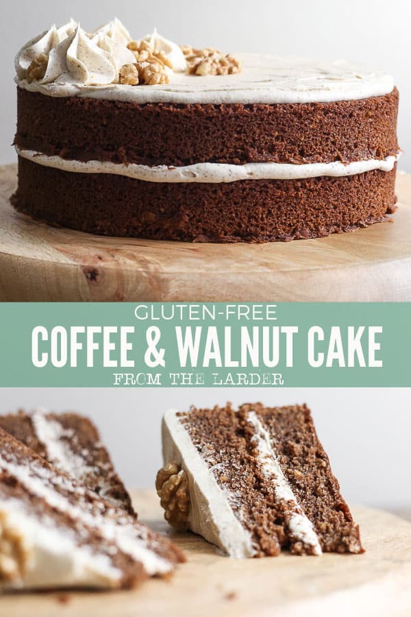 GlutenFree Coffee and Walnut Cake From The Larder