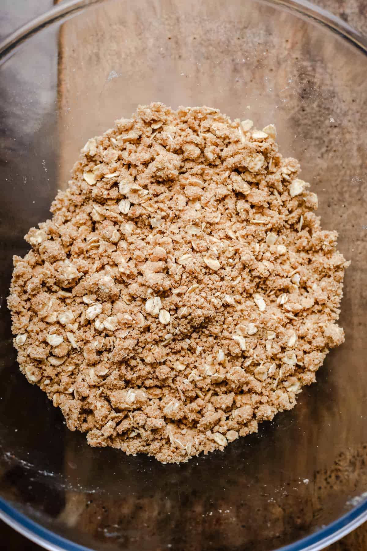 a bowl of gluten-free crumble topping