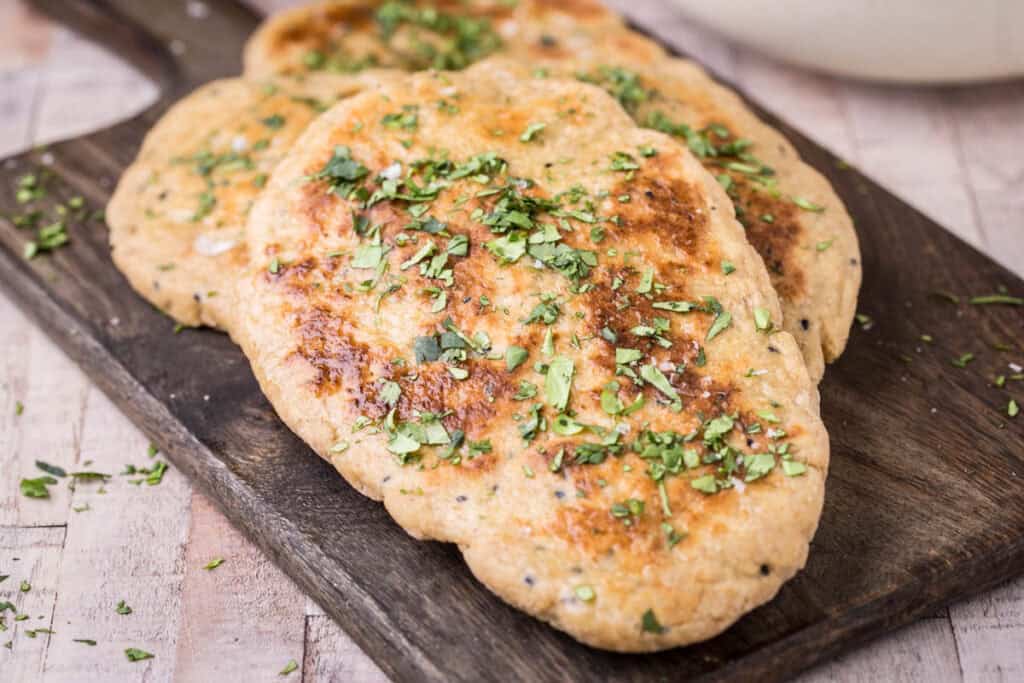 Soft and Fluffy GlutenFree Naan Bread (no yeast) From The Larder