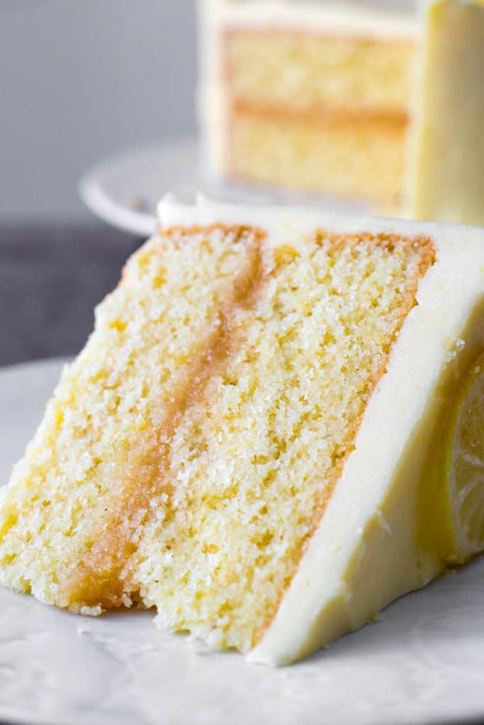 Lemon Curd Cake gluten-free - From The Larder