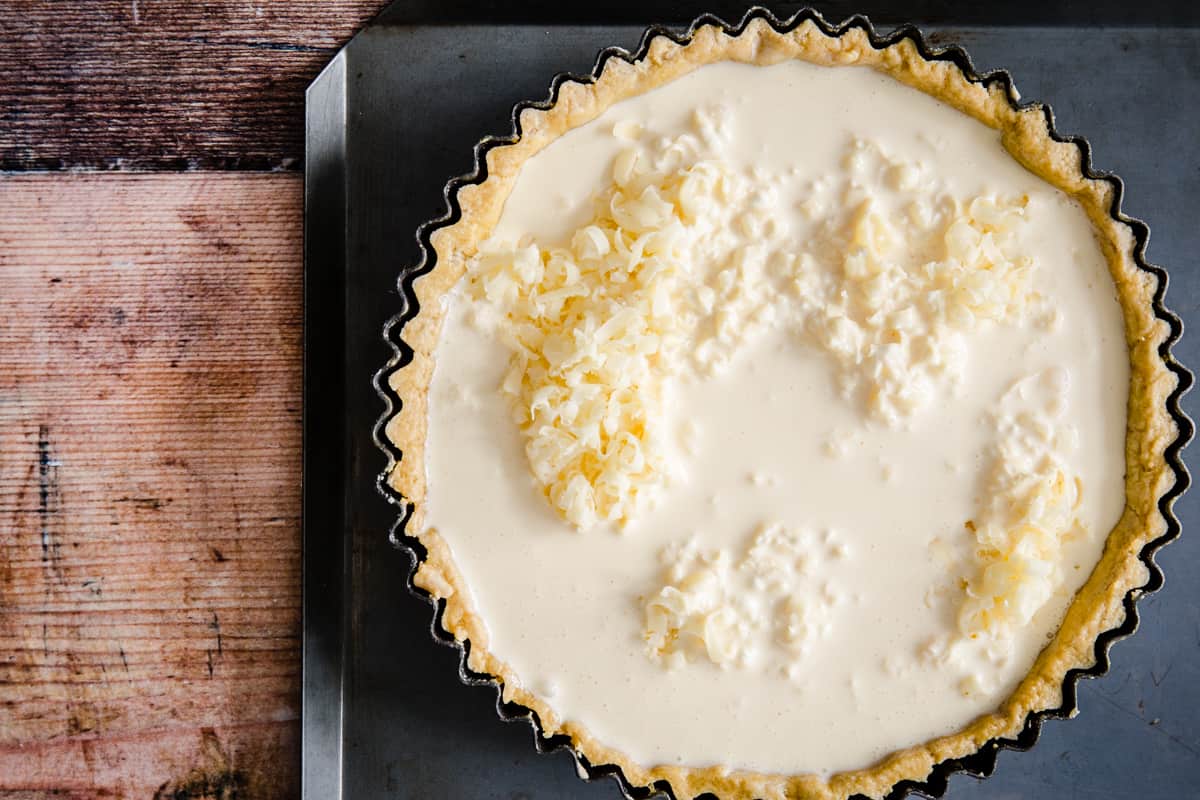 Easy Gluten-Free Cheese Quiche - From The Larder