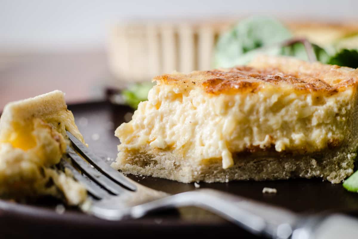 Easy Gluten-Free Cheese Quiche - From The Larder