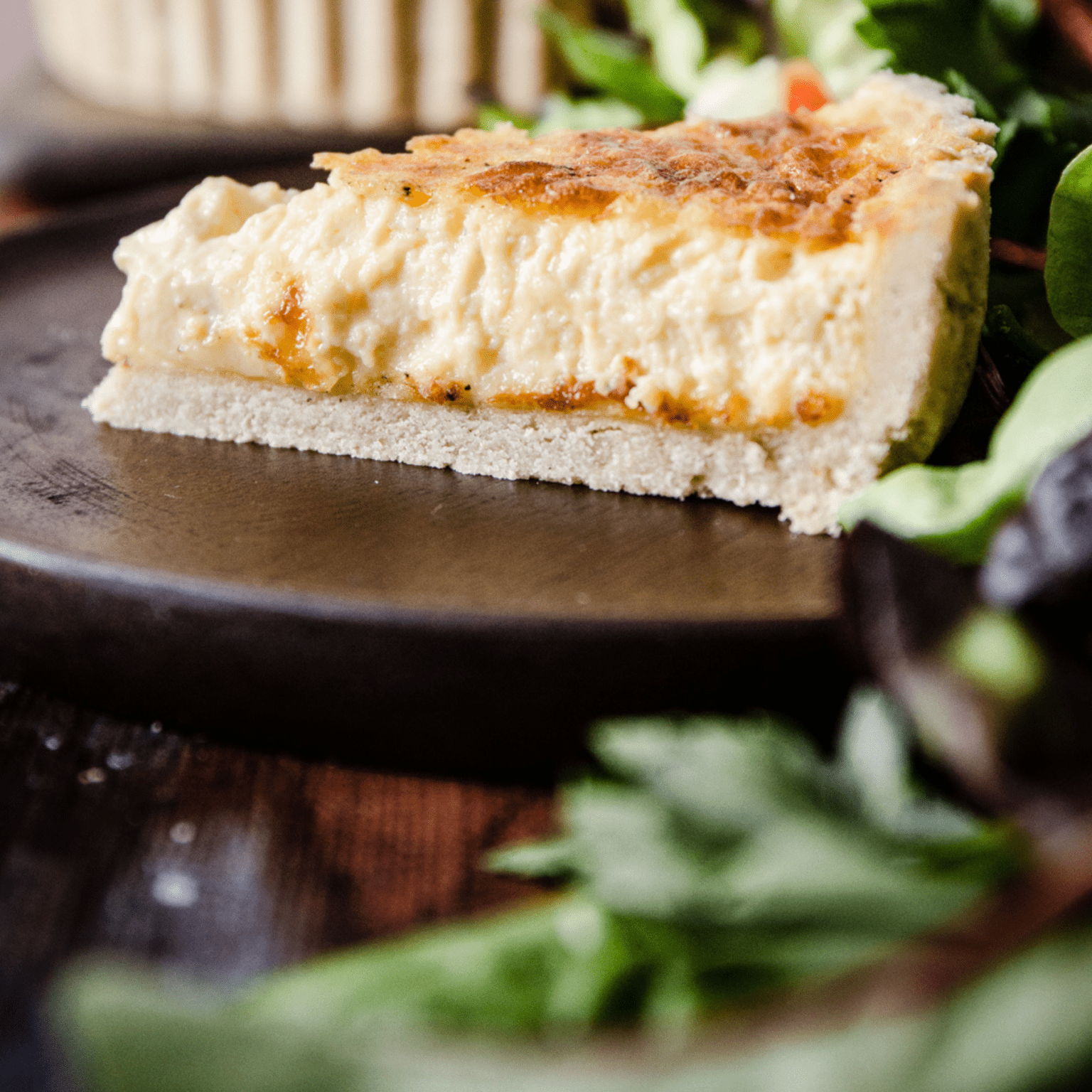 Easy Gluten-Free Cheese Quiche - From The Larder