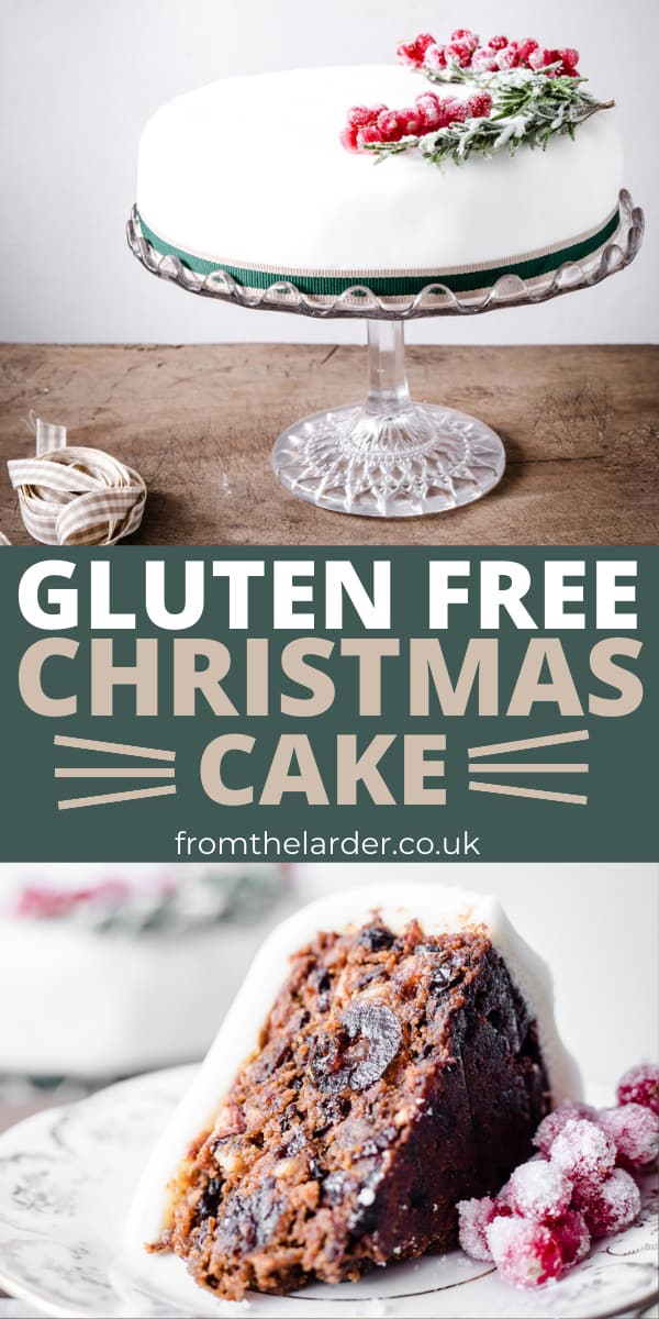 Traditional Gluten-Free Christmas Cake (rich dark fruitcake) - From The