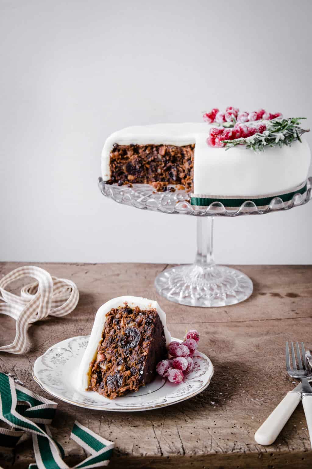 Gluten Free Christmas Cake From The Larder