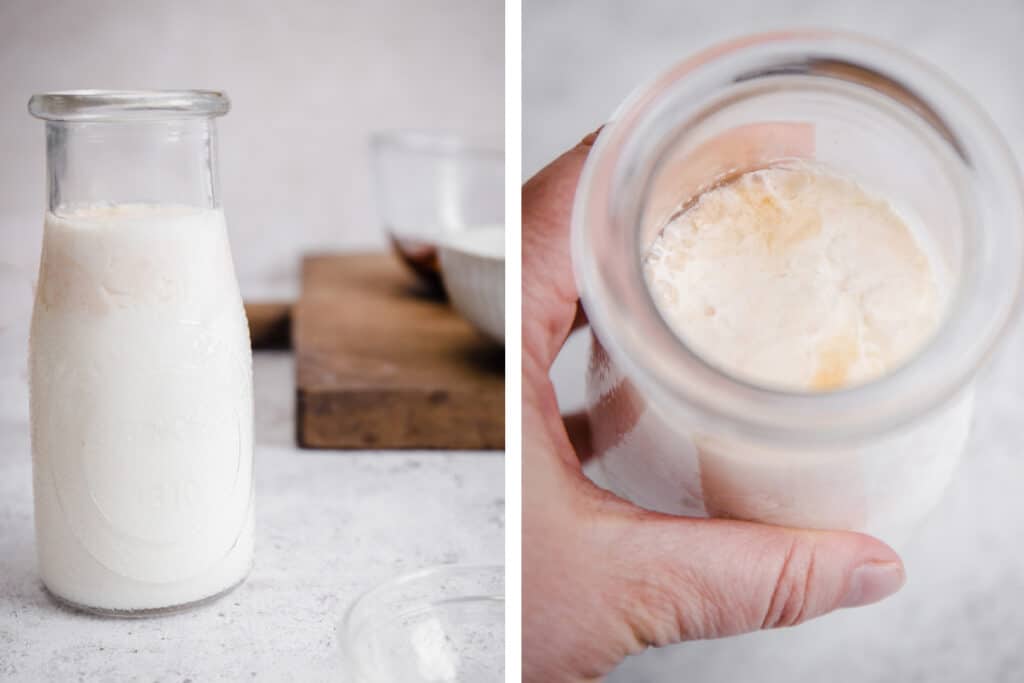 Images of making buttermilk