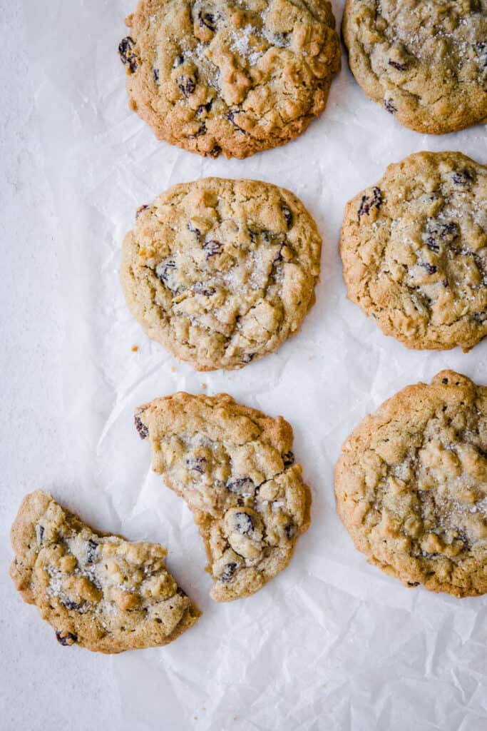 cookies on a white background