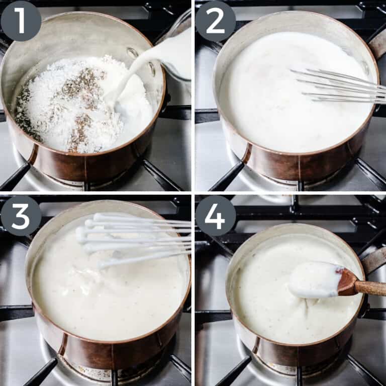 Gluten Free White Sauce with Cornflour From The Larder