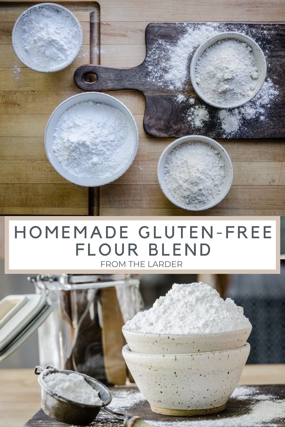 Homemade Gluten-Free Flour Blend (no xanthan gum) - From The Larder