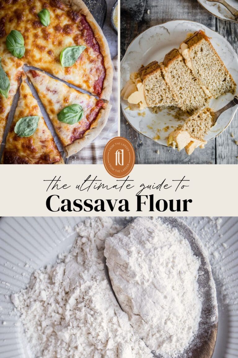 Pin image of Cassava flour.
