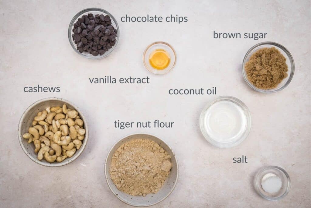 ingredients for cookie dough bites