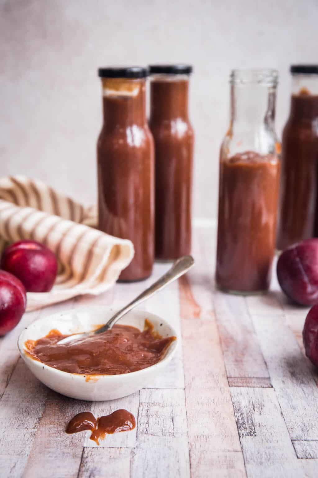 Plum BBQ Sauce From The Larder