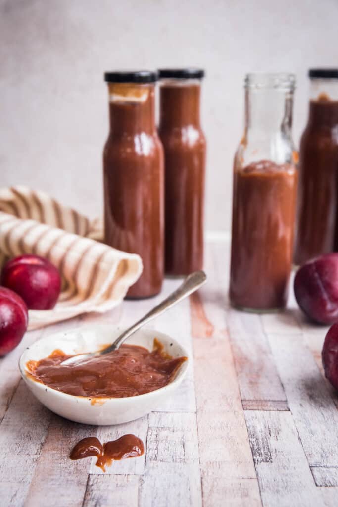 Plum BBQ Sauce From The Larder