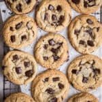 Gluten-Free Chocolate Chip Cookies on wire rack