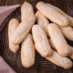 Gluten-Free Ladyfingers on a wire rack
