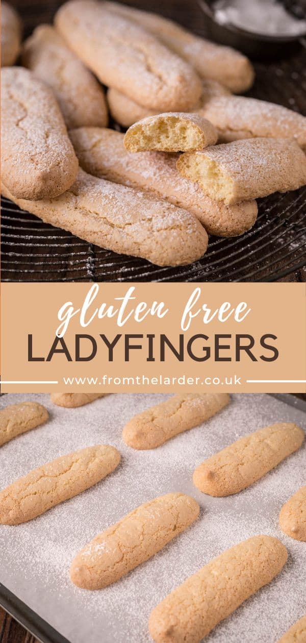 How to Make GlutenFree Ladyfingers (Savoiardi) From The Larder