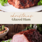 Pin image of Cranberry Glazed Christmas Ham