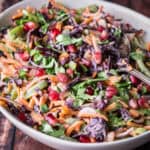 Christmas Coleslaw in a bowl.