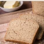 Pin image of Gluten-Free Brown Bread.