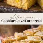 Pin image for Cheddar and Chive Cornbread