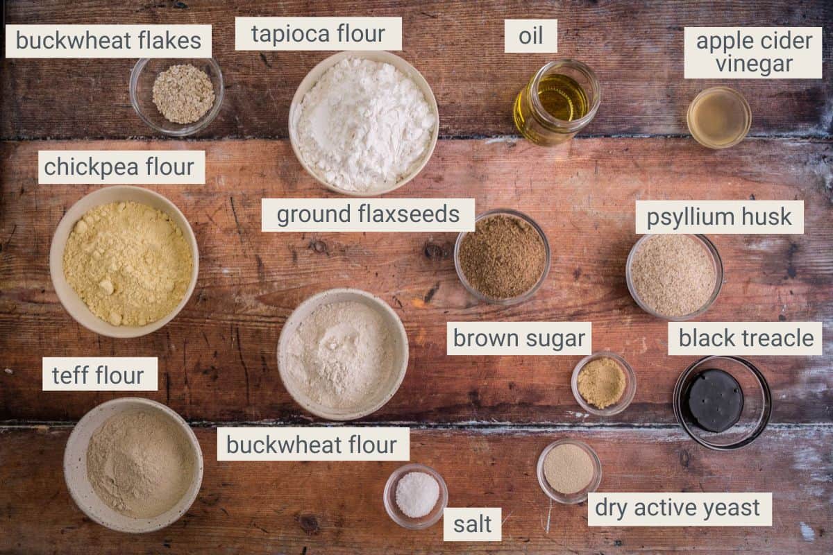 Brown Bread ingredients
