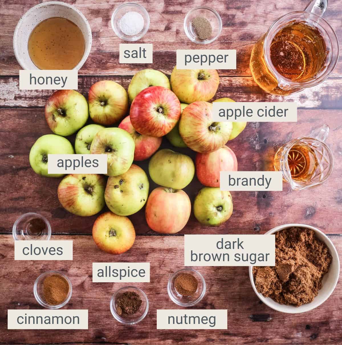Apple Butter ingredients