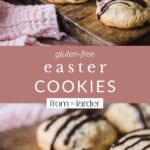 Pin image for Gluten-Free Easter Cookies.